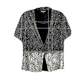 Amanda Collections 1x Faux 2 Piece Tunic Top